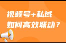 私域+视频号如何高效联动，引爆闭环增长？