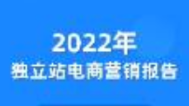 2022年独立站电商营销报告发布！