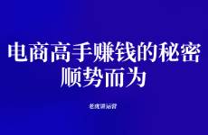 电商高手赚钱的秘密 顺势而为