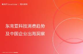 东南亚科技消费趋势及中国企业出海洞察
